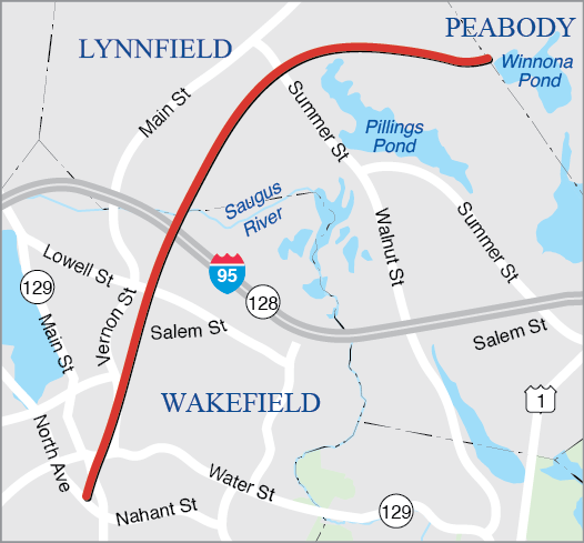 LYNNFIELD AND WAKEFIELD: LYNNFIELD- RAIL TRAIL EXTENSION, FROM THE GALVIN MIDDLE SCHOOL TO LYNNFIELD/PEABODY T.L.